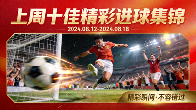 上周十佳精彩进球集锦封面图